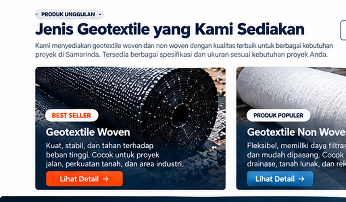 Geotextile woven Samarinda